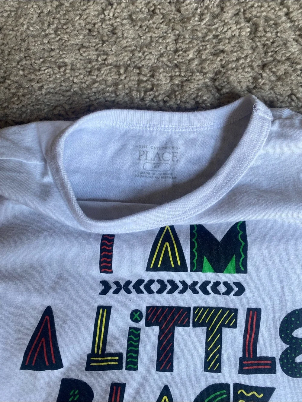 White Kids' Graphic Tee - 
